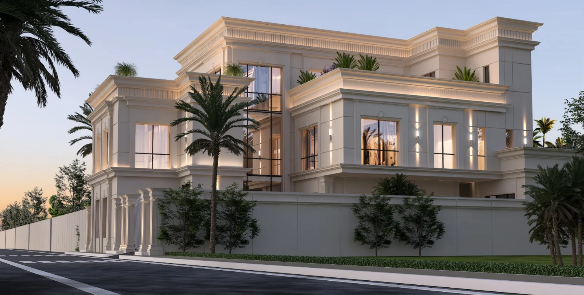 فيلا بالرياض - دلتا مهندسون استشاريون